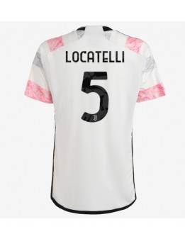 Billige Juventus Manuel Locatelli #5 Bortedrakt 2023-24 Kortermet
